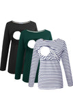 Black-Deep Green-White Stripe Black-Deep Green-White Stripe