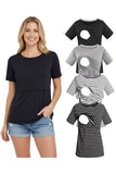 Black-Light Grey-White Stripe-Black Stripe