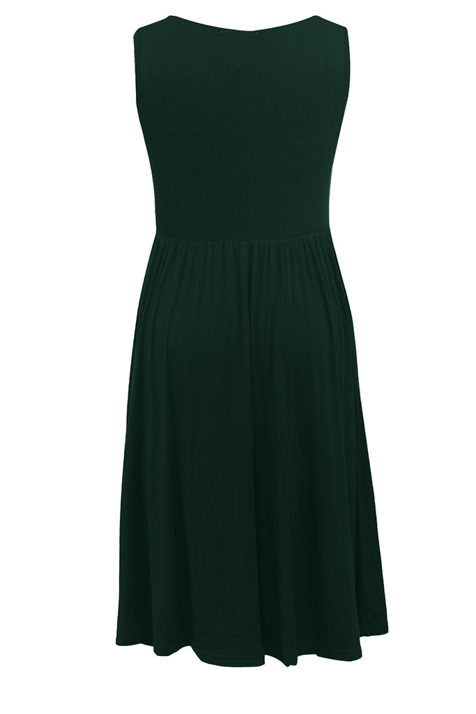 Summer Sleeveless Maternity Nursing Dress Navy / Large Summer Sleeveless Maternity Nursing Dress Navy / Large