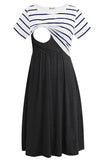 White Stripe-Deep Grey