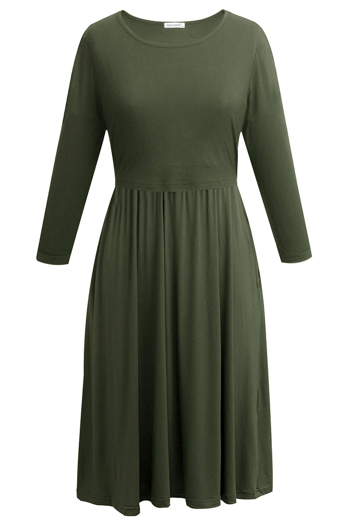 casual nursing dress Women's Maternity V Neck Wrap Maxi Summer Short Sleeve Boho Dresses Nursing Dresses for Maternity &