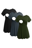 Black-Dark Grey-Army Green
