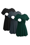 Black-Dark Grey-Deep Green