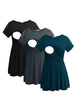 Black-Dark Grey-Teal