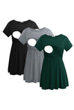 Black-Light Grey-Deep Green