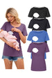 Black-Deep Grey-Blue-Purple