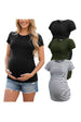 Black-Army Green-White Stripe
