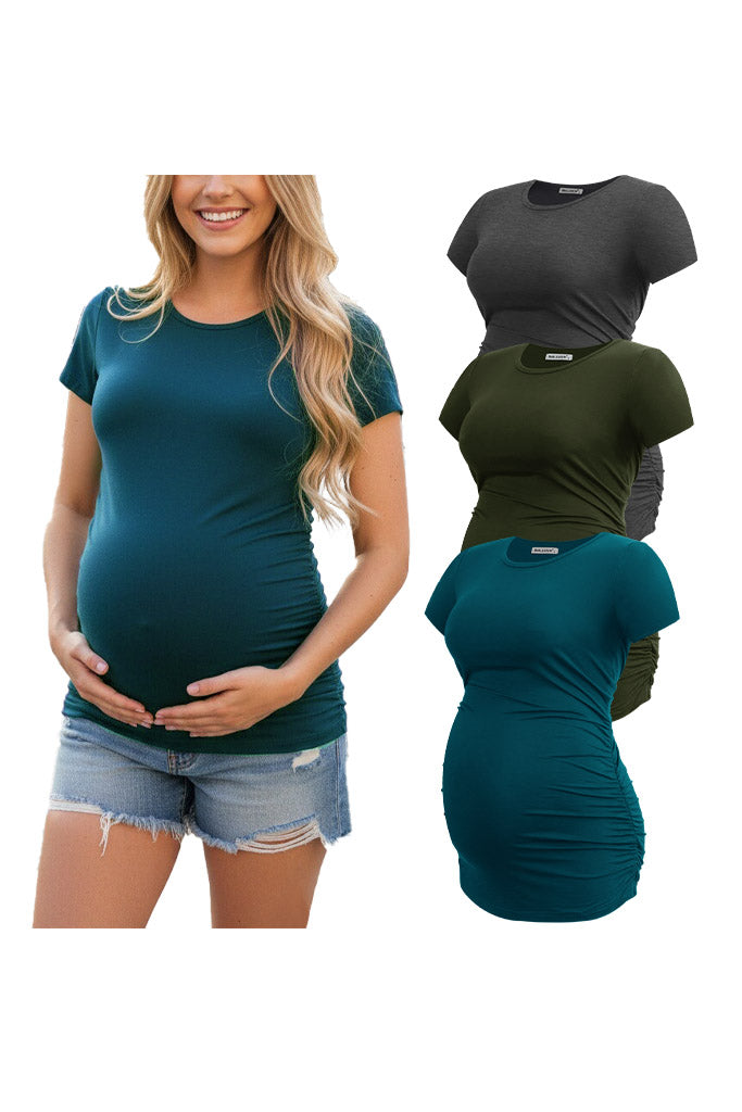 Deep Grey-Army Green-Teal