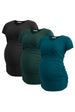 Black-Deep Green-Teal