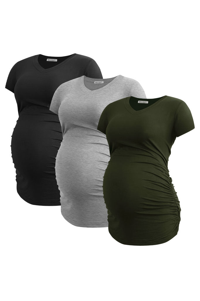Black-Light Grey-Army Green