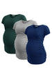 Deep Green-Light Grey-Navy