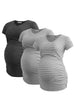 Light Grey-Deep Grey-Light Grey Stripe