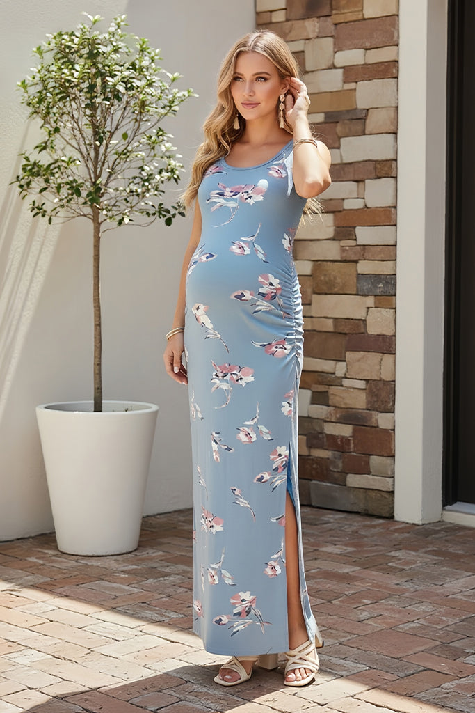 maternity maxi dress pattern Bell Sleeve Maternity Gown Sewing Pattern: V-neck Full Circle Dress (PDF  Pattern)