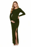 Long Sleeve Maternity Maxi Dress