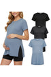 Black-Deep Grey-Light Blue