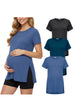 Deep Grey-Teal-Grey Blue