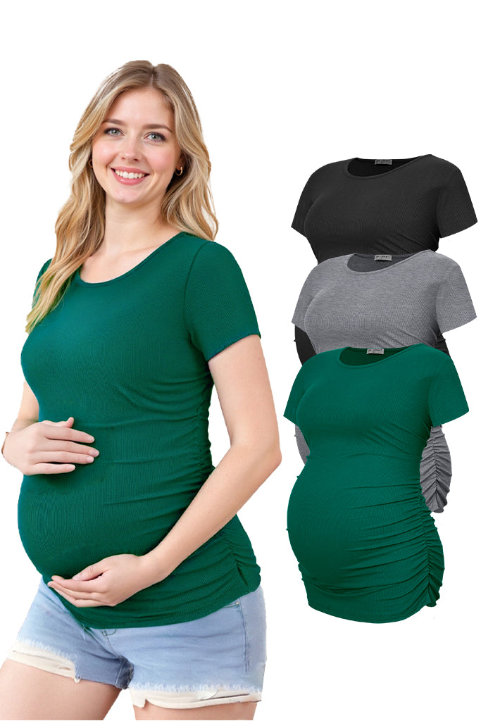 Black-Light Grey-Deep Green
