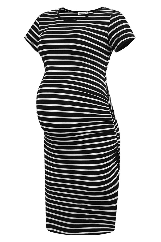 Summer Ruched Maternity Dresses-Smallshow