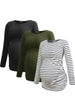 Black-Army Green-White Stripe