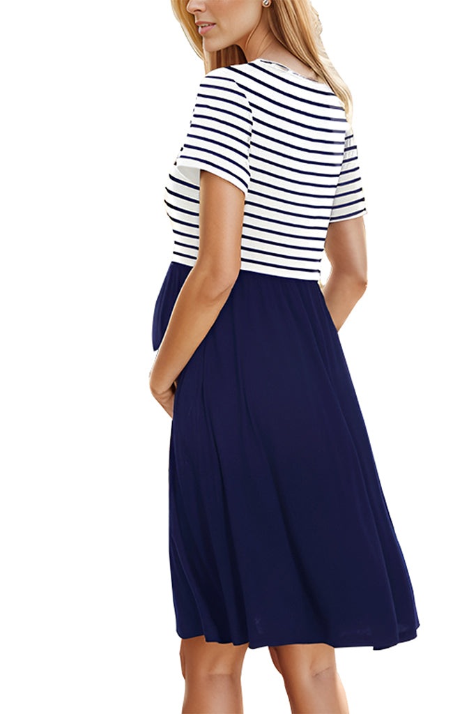 Navy Stripe-Navy