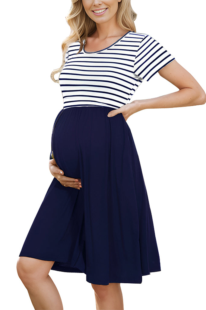 Navy Stripe-Navy