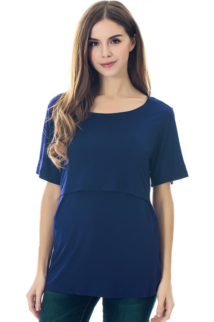 Smallshow Vrouwen Zwangerschap Nursing Top Lange Mouw Borstvoeding Smallshow Vrouwen Zwangerschap Nursing Top Lange Mouw Borstvoeding